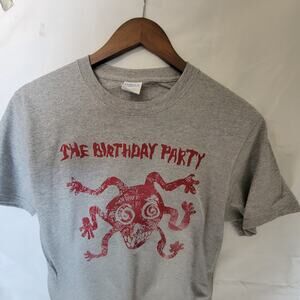 the Birthday Party  band t shirt  size small sport gray